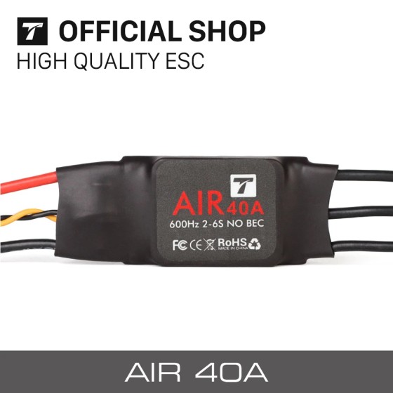 T-MOTOR 2-6s 40A RC Brushless Motor Speed Controller ESC for Quadcopter